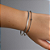 Pulseira 2 em 1 Aço Inox Prateada - Imagem 1