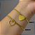 Pulseira de Coração Dourada - Imagem 1
