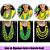 Colar de Miçangas Verde e Amarelo Brasil - Imagem 1