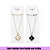 Colar Feminino Trevo Vazado com Zircônia - Imagem 1