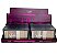 Box Paleta Sombra Iluminador Blush Contorno City Girls Wow CG 124 com 12 Unidades - Imagem 1