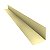 Cantoneira L Pvc Protetor Canto Parede 25mm Barra 3 Metros Creme - Imagem 1