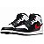 Jordan 1 Mid "Black Chile Red White" - Imagem 1