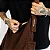 Bolsa Simple Corduroy Marrom Coroa - Imagem 3