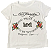 1of1 Ed Hardy "N1RVANA"  BabyTee Off White - Imagem 1