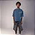 Camiseta Boxy To Create Azul Coroa - Imagem 3