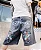 1of1 Ed Hardy "N1RVANA" Jorts Jeans Cinza - Imagem 2