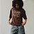 Camiseta Boxy Double Coroa Marrom - Imagem 2
