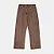 Calça Sarja Recorte Marrom Coroa - Imagem 1