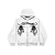 Hoodie Ed Hardy "Light Shot" Branco - Imagem 1