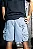 Bermuda Cargo "Trailman" Jeans Viot Azul Claro - Imagem 6