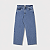 Calça Jeans Baggy Azul Médio Coroa - Imagem 1