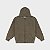 Moletom Washed Zip Marrom - Imagem 1