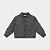 Jaqueta Worker Zip Preto Coroa - Imagem 1