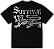 CAMISETA SURVIVAL LOGO (PRETA E BRANCA) - Imagem 1