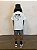 Camiseta Infantil Oversized Fita Corp Fita Boy Off White - Imagem 4