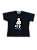 Camiseta Infantil Oversized Fita Corp ViraLata Caramelo Preta - Imagem 1
