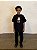 Camiseta Infantil Oversized Fita Corp ViraLata Caramelo Preta - Imagem 2