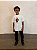 Camiseta Infantil Oversized Fita Corp ViraLata Caramelo Off White - Imagem 2