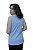 Avental Ametista professora, com ziper, bordado lateral nas cores Azul ou Branco - Imagem 2