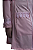 Jaleco Agua Marinha feminino rosa, gripir nas mangas e bolsos frontais, com faixa de amarrar na cintura. - Imagem 4