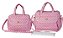 Kit Mala De Maternidade Bolsas De Bebê Menina Menino 3 Peças Rosa ou Azul com Trocador - Imagem 1
