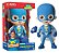 Boneco Super Foca Aventureiros Luccas Neto Aventureiro Azul + Pedra do Poder 27 cm Rosita - Imagem 3