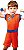 Fantasia Dragon Ball Super Goku Infantil Roupa Original Toei - Imagem 1
