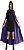 Capa Halloween Adulta Bruxa Fantasia Feiticeira Vampira - Imagem 2