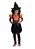 Fantasia Halloween Bruxinha Sabrina Infantil Vestido Bruxa - Imagem 2