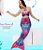 Fantasia Sereia Feminino Adulto Roupa Carnaval e Cauda Luxo - Imagem 4