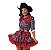 Saia Xadrez Junina Adulto Conjunto Camisa e Saia Estampadas - Imagem 2