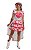 Vestido Noiva Junino Adulto Caipira de Quadrilha + Tiara Véu - Imagem 2