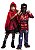 Fantasia Halloween Infantil Chapeuzinho Vermelho Lobinha Mal - Imagem 3