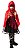 Fantasia Halloween Infantil Chapeuzinho Vermelho Lobinha Mal - Imagem 1