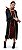 Fantasia Halloween Vampira Feminina Adulto Vestido Longo Luxo - Imagem 1