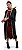 Fantasia Halloween Vampira Feminina Adulto Vestido Longo Luxo - Imagem 2