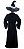 Fantasia Halloween Feiticeiro Menino Bruxo Mago Com Chapéu - Imagem 3
