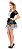 Fantasia Boneca do Mal Halloween Feminina  Adulto Luxo - Imagem 2