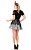 Fantasia Boneca do Mal Halloween Feminina  Adulto Luxo - Imagem 3