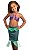 Fantasia Ariel Pequena Sereia Infantil Pop Original Disney - Imagem 2