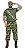Fantasia Soldado Camuflado Militar Exército Masculino Adulto - Imagem 2