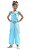 Fantasia Princesa Jasmine Vestido Carnaval Odalisca Árabe - Imagem 1