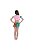 Fantasia Carnaval Unicórnio Menina Top Saia Infantil + Tiara - Imagem 3