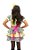 Vestido Infantil Festa Junina Coração Color Caipira + Tiara - Imagem 3