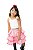 Saia Infantil Xadrez Rosa Quadriculada Festa Junina + Arco - Imagem 2