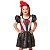 Fantasia Mágica Infantil Menina Vestido Carnaval com Tiara - Imagem 2