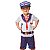 Fantasia Marinheiro Infantil Menino Roupa Carnaval com Cap - Imagem 2