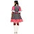 Vestido Junino Adulto Caipira Feminino Saia Rodada e Avental - Imagem 3