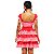 Saia Xadrez Festa Junina Adulto Conjunto Top e Saia Vermelha - Imagem 2
